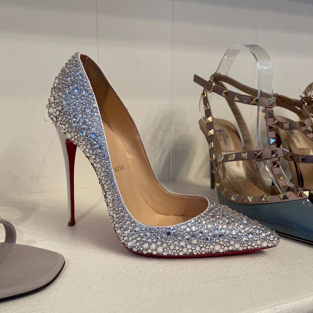 Louboutin pumps so Kate swarovski Custom 1 of 1 - Picture 14 of 16